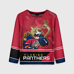 Лонгслив детский Florida Panthers, цвет: 3D-принт