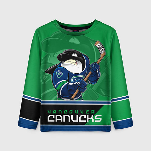 Детский лонгслив Vancouver Canucks / 3D-принт – фото 1