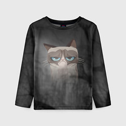 Лонгслив детский Grumpy Cat, цвет: 3D-принт