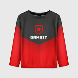 Лонгслив детский Gambit Gaming Uniform, цвет: 3D-принт