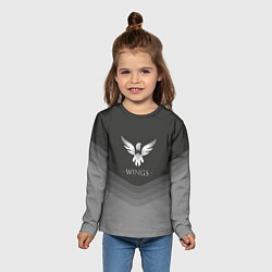 Лонгслив детский Wings Uniform, цвет: 3D-принт — фото 2