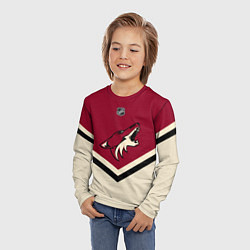 Лонгслив детский NHL: Arizona Coyotes, цвет: 3D-принт — фото 2