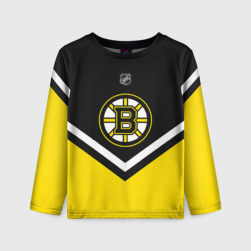 Детский лонгслив NHL: Boston Bruins / 3D-принт – фото 1