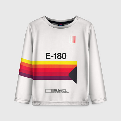 Детский лонгслив VHS E-180 / 3D-принт – фото 1