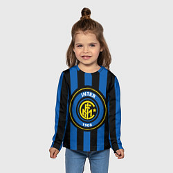 Лонгслив детский Inter FC 1908, цвет: 3D-принт — фото 2