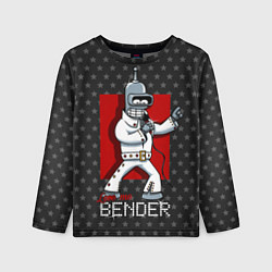 Лонгслив детский Bender Presley, цвет: 3D-принт