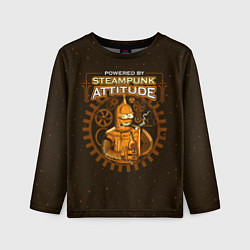 Детский лонгслив Steampunk Attitude