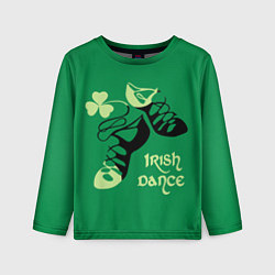 Лонгслив детский Ireland, Irish dance, цвет: 3D-принт