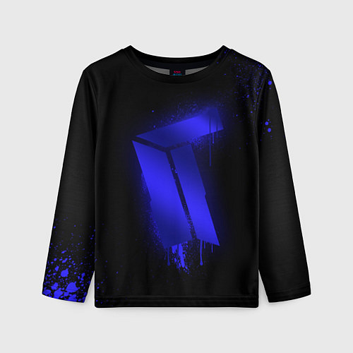 Детский лонгслив Titan: Black collection / 3D-принт – фото 1