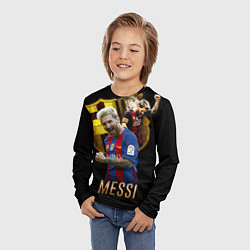 Лонгслив детский Messi Star, цвет: 3D-принт — фото 2