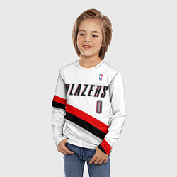 Лонгслив детский Portland Trail Blazers 0, цвет: 3D-принт — фото 2