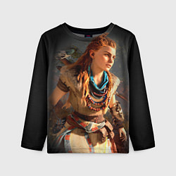 Лонгслив детский HZD 2, цвет: 3D-принт