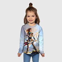 Лонгслив детский HZD 4, цвет: 3D-принт — фото 2