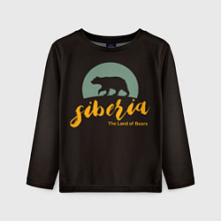 Детский лонгслив Siberia: Land of Bears