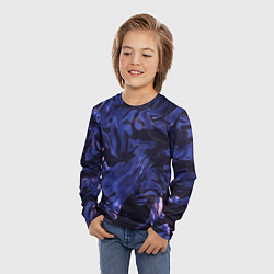 Лонгслив детский Нефть, цвет: 3D-принт — фото 2