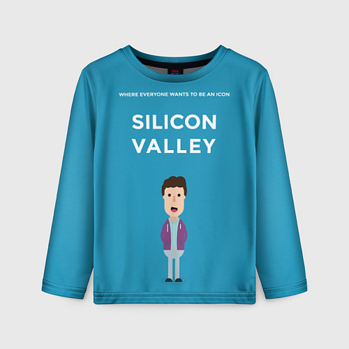 Детский лонгслив Silicon Valley / 3D-принт – фото 1