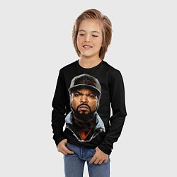 Лонгслив детский Ice Cube, цвет: 3D-принт — фото 2