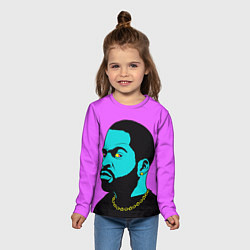 Лонгслив детский Ice Cube: Neon colour, цвет: 3D-принт — фото 2