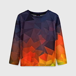 Лонгслив детский Абстракция, цвет: 3D-принт
