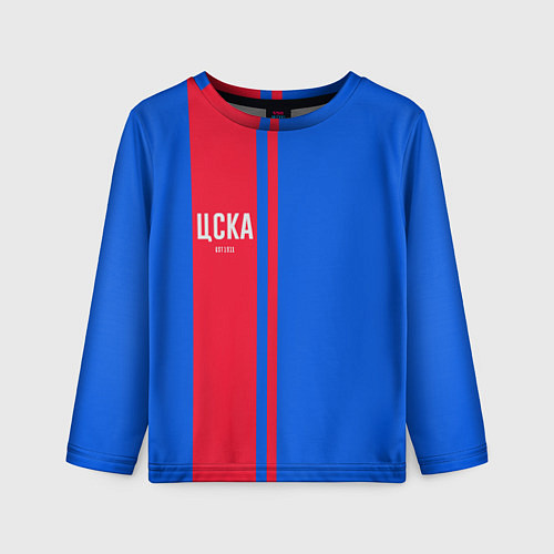 Детский лонгслив ЦСКА Форма / 3D-принт – фото 1