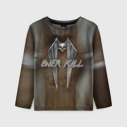 Детский лонгслив Overkill: Metal Skull