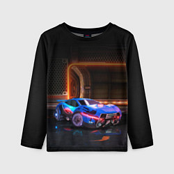 Лонгслив детский Rocket League, цвет: 3D-принт