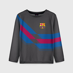 Детский лонгслив Barcelona FC: Dark style