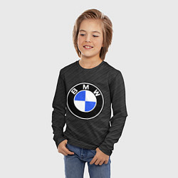 Лонгслив детский BMW CARBON БМВ КАРБОН, цвет: 3D-принт — фото 2