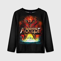 Детский лонгслив Accept: Flame Eagle