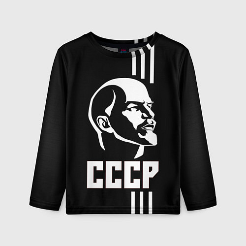 Детский лонгслив СССР Ленин / 3D-принт – фото 1