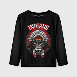 Детский лонгслив Indians Skulls