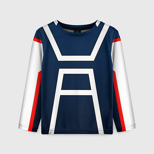 Детский лонгслив Моя геройская академия -КОСТЮМ / 3D-принт – фото 1