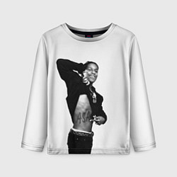 Детский лонгслив ASAP Rocky: White Fashion