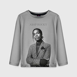 Лонгслив детский ASAP Rocky: Grey Fashion, цвет: 3D-принт