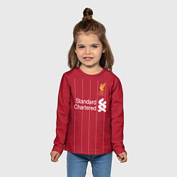 Лонгслив детский FC Liverpool: Shaqiri Home 19-20, цвет: 3D-принт — фото 2