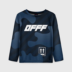 Лонгслив детский Off-White, цвет: 3D-принт