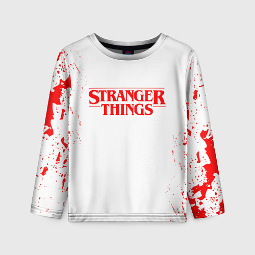 Детский лонгслив STRANGER THINGS / 3D-принт – фото 1