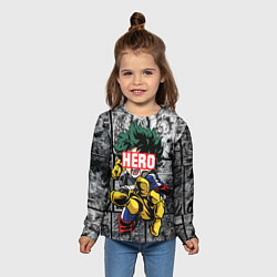 Лонгслив детский Deku Плашка переносная, цвет: 3D-принт — фото 2