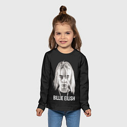 Лонгслив детский BILLIE EILISH, цвет: 3D-принт — фото 2