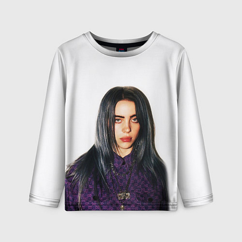 Детский лонгслив BILLIE EILISH / 3D-принт – фото 1