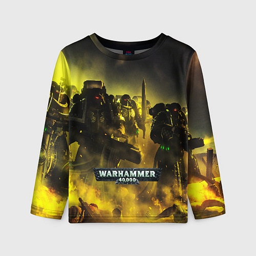 Детский лонгслив Warhammer 40K - Космические Десантники / 3D-принт – фото 1