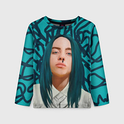 Лонгслив детский Billie Eilish, цвет: 3D-принт