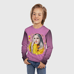 Лонгслив детский BILLIE EILISH, цвет: 3D-принт — фото 2
