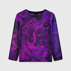 Детский лонгслив Abstract purple