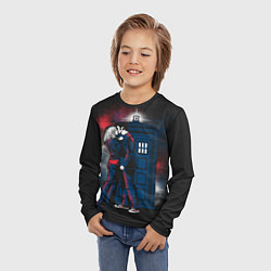 Лонгслив детский Doctor Who, цвет: 3D-принт — фото 2