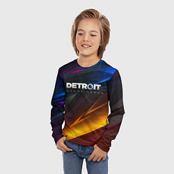 Лонгслив детский DETROIT BECOME HUMAN, цвет: 3D-принт — фото 2