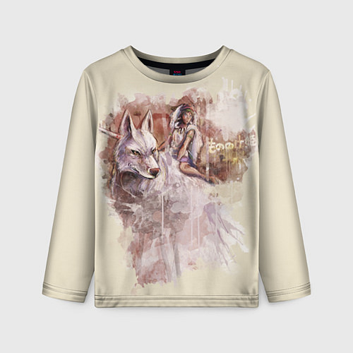Детский лонгслив Princess Mononoke / 3D-принт – фото 1