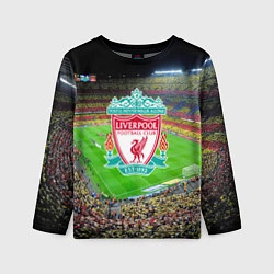 Лонгслив детский FC Liverpool, цвет: 3D-принт