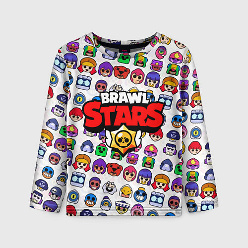 Детский лонгслив BRAWL STARS / 3D-принт – фото 1