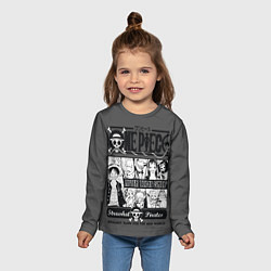 Лонгслив детский One Piece, цвет: 3D-принт — фото 2